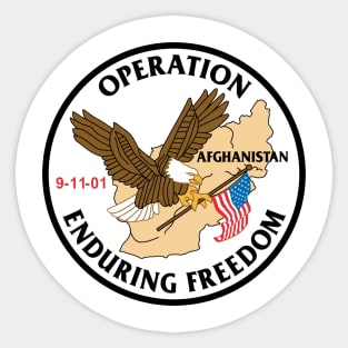 operation enduring freedom Sticker